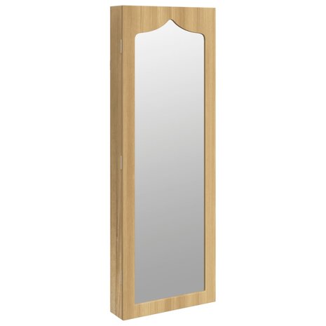Sieradenkast met spiegel wandgemonteerd 37,5x10x106 cm 2