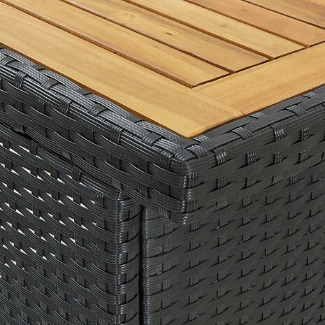 3-delige Barset poly rattan zwart 6