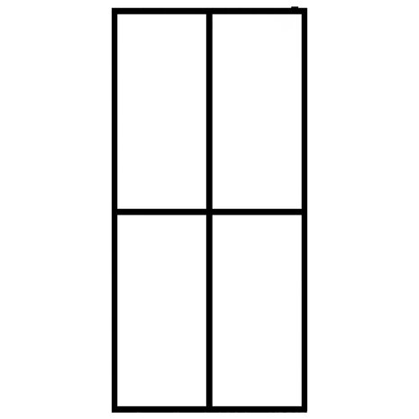 Inloopdouchewand 80x195 cm mat gehard glas 3