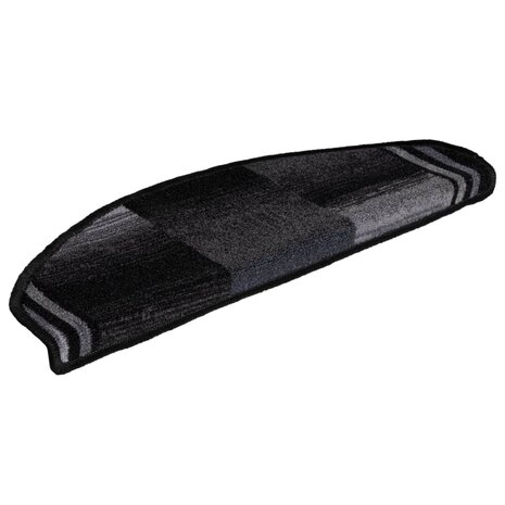 Trapmatten zelfklevend 5 st 65x21x4 cm zwart en grijs 3