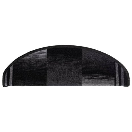 Trapmatten zelfklevend 5 st 65x21x4 cm zwart en grijs 5