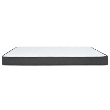 Boxspring stof donkergrijs 90x200 cm 10