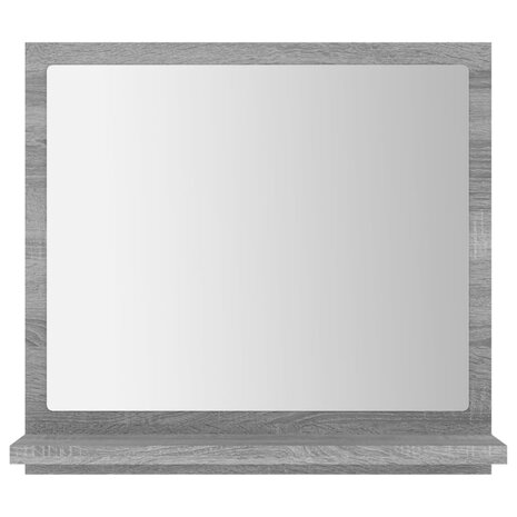 Badkamerspiegel 40x10,5x37 cm bewerkt hout grijs sonoma eiken 3