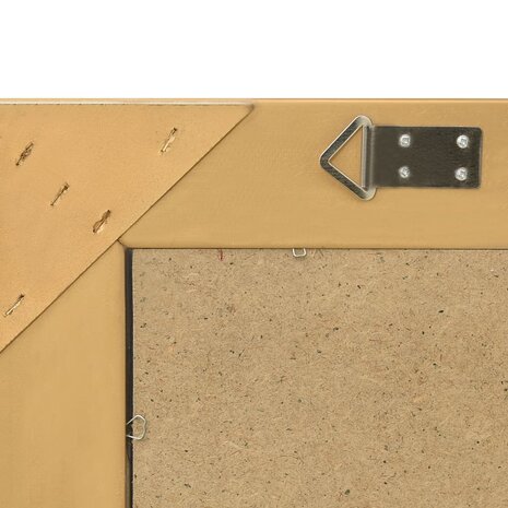 Wandspiegel barok stijl 60x60 cm goudkleurig 5