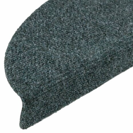 Trapmatten zelfklevend 5 st 56x17x3 cm naaldvilt groen 6