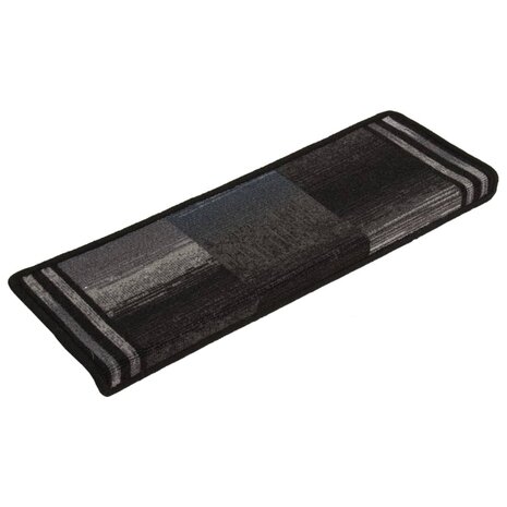 Trapmatten zelfklevend 5 st 65x21x4 cm zwart en grijs 3