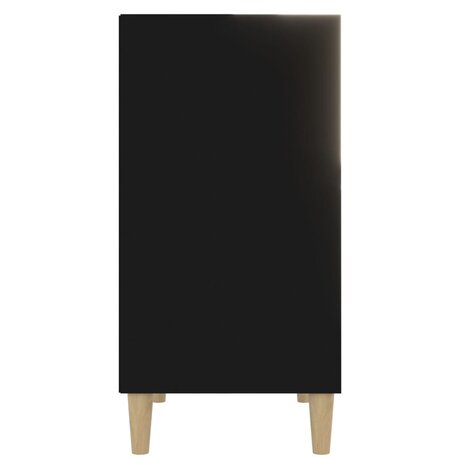 Dressoir 57x35x70 cm bewerkt hout zwart 5