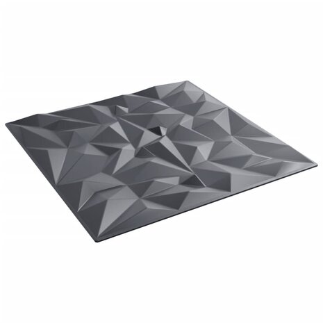 48 st Wandpanelen amethist 12 m² 50x50 cm XPS grijs 5