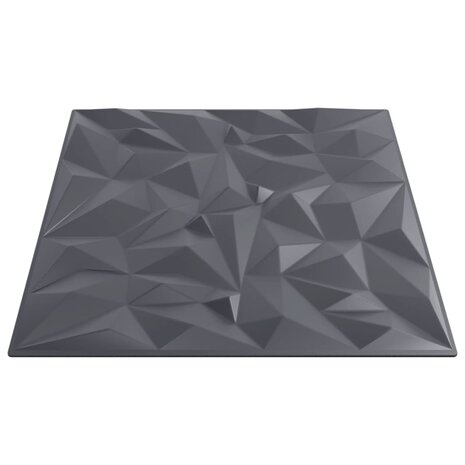 48 st Wandpanelen amethist 12 m² 50x50 cm XPS grijs 6