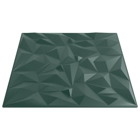 48 st Wandpanelen amethist 12 m&sup2; 50x50 cm XPS groen 6