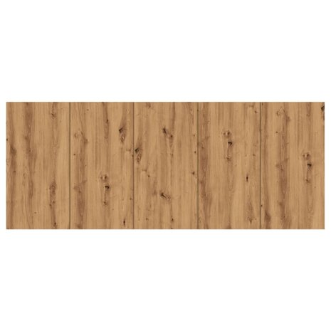Hoofdeinde 200x1,5x80 cm bewerkt hout artisanaal eikenkleur 3