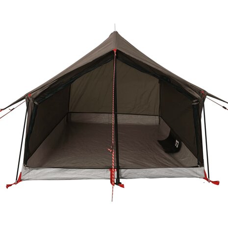 Tent 2-persoons waterdicht bruin 6