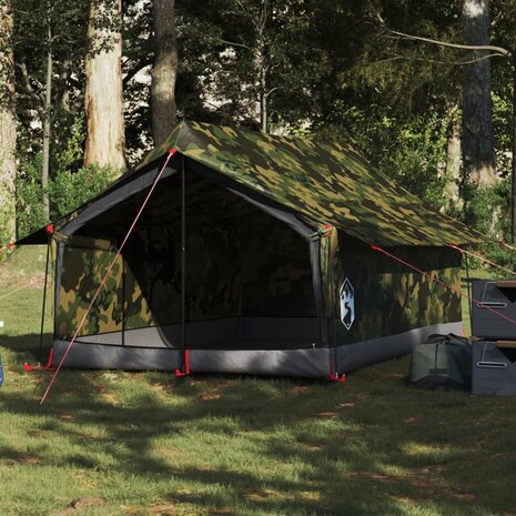 Tent 2-persoons waterdicht camouflage 1