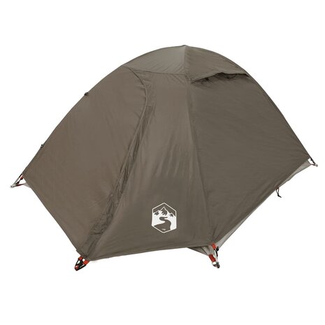 Koepeltent 2-persoons waterdicht bruin 5