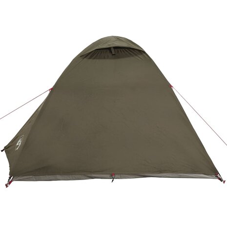 Koepeltent 4-persoons waterdicht bruin 8