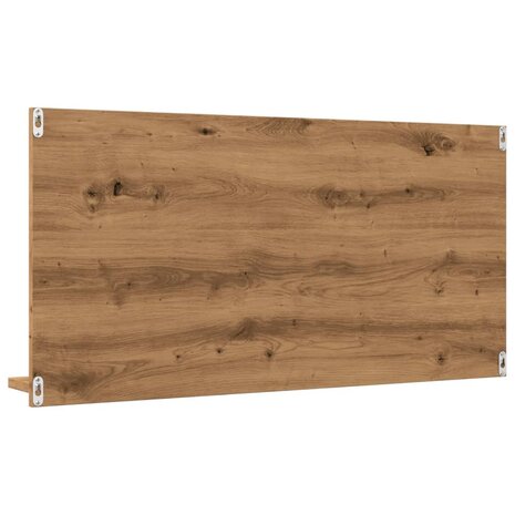 Badkamerspiegelkast 90x11x45 cm bewerkt hout artisanaal eiken 6