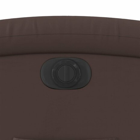 Sta-op-stoel elektrisch kunstleer bruin 12