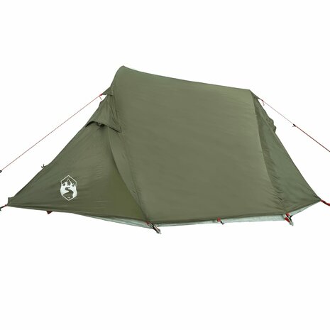 Tunneltent 2-persoons waterdicht olijfgroen 8