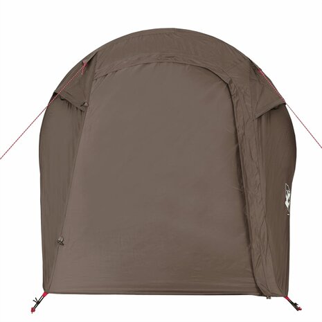 Tunneltent 2-persoons waterdicht bruin 7