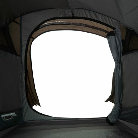 Tunneltent 2-persoons waterdicht bruin 11