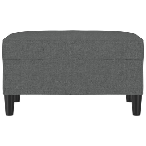 Voetenbank 70x55x41 cm stof donkergrijs 3
