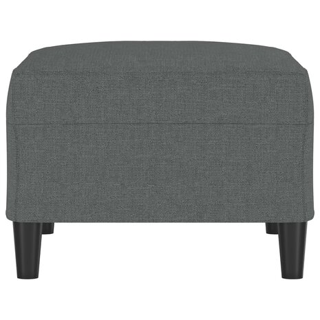 Voetenbank 70x55x41 cm stof donkergrijs 4
