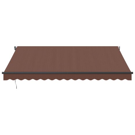 Luifel automatisch uittrekbaar 400x350 cm bruin 3