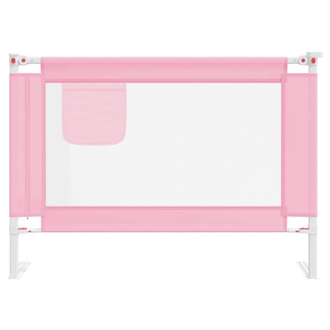 Bedhekje peuter 90x25 cm stof roze 3