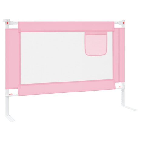 Bedhekje peuter 90x25 cm stof roze 4