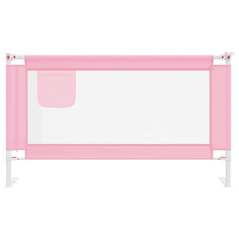 Bedhekje peuter 140x25 cm stof roze 3