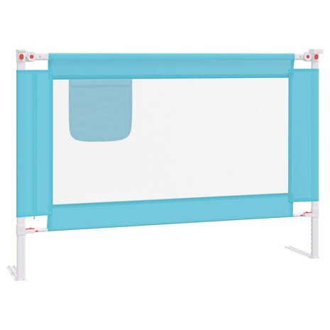 Bedhekje peuter 100x25 cm stof blauw 2
