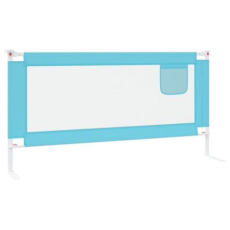 Bedhekje peuter 180x25 cm stof blauw 4