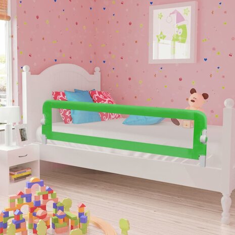 Kinderbedhekjes 2 st 150x42 cm groen  1