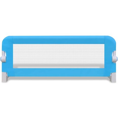 Kinderbedhekjes 2 st 102x42 cm blauw 4