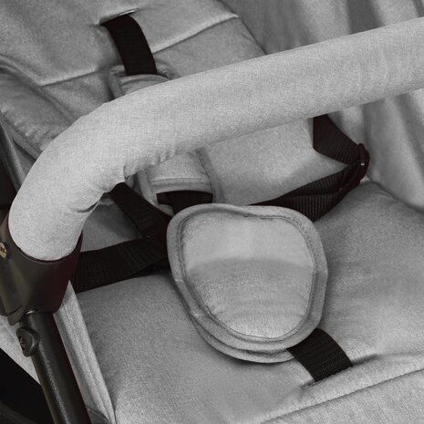Kinderwagen staal lichtgrijs 10
