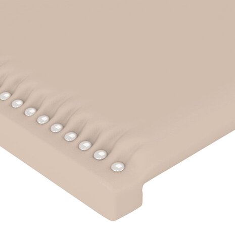 Hoofdborden 4 st 72x5x78/88 cm kunstleer cappuccinokleurig 4