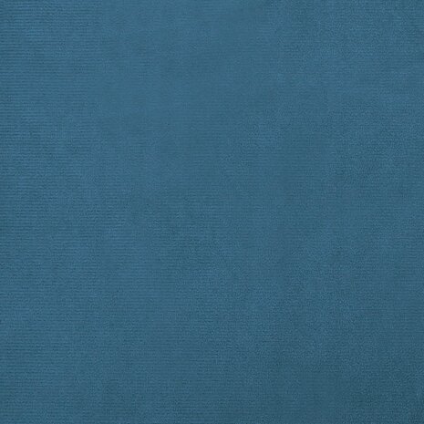 Kinderbank 60x40x30 cm fluweel blauw 6