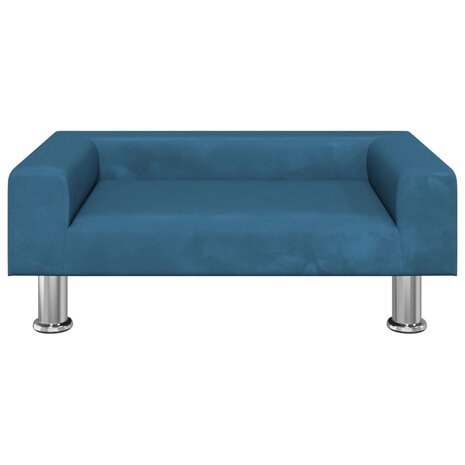 Kinderbank 70x45x26,5 cm fluweel blauw 3