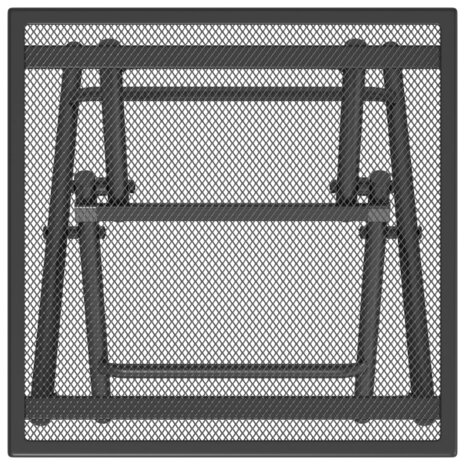 Tuintafel 38x38x38 cm staalgaas antracietkleurig 5
