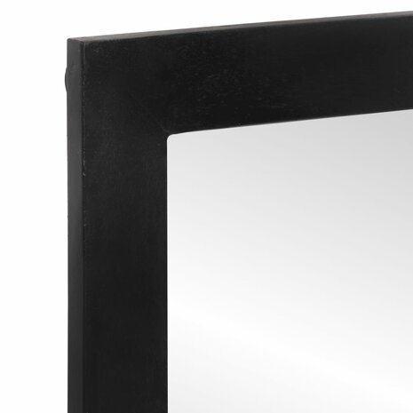 Badkamerspiegel 55x1x60 cm glas en massief mangohout 4