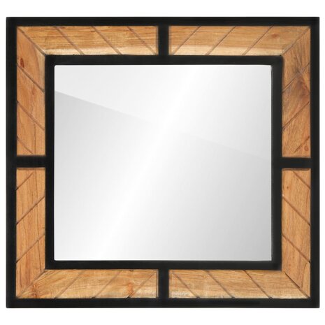Badkamerspiegel 60x1x55 cm massief acaciahout 1