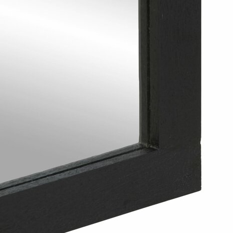 Badkamerspiegel 50x70x2,5 cm bewerkt hout en messing zwart 7