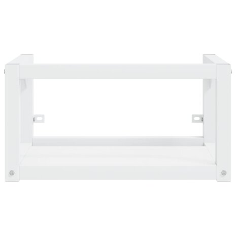 Wastafelframe met inbouwwastafel ijzer wit 4