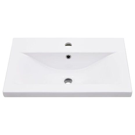 Wastafelframe met inbouwwastafel ijzer zwart 6