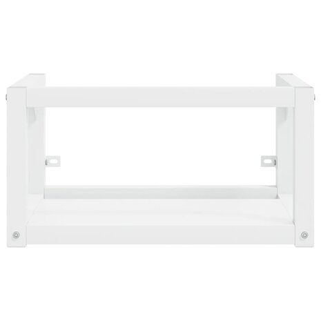 Wastafelframe wandgemonteerd 59x38x31 cm ijzer wit 3
