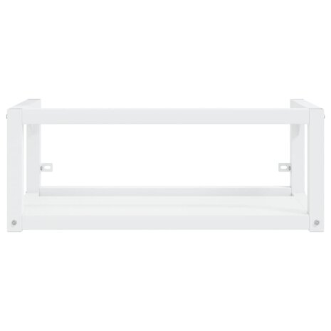 Wastafelframe wandgemonteerd 79x38x31 cm ijzer wit 3