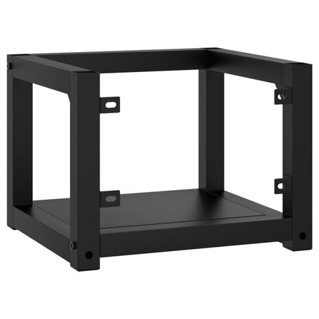 Wastafelframe wandgemonteerd 40x38x31 cm ijzer zwart 5