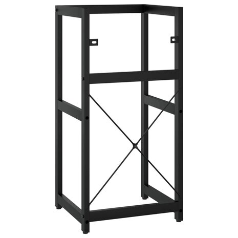 Wastafelframe 40x38x83 cm ijzer zwart 5