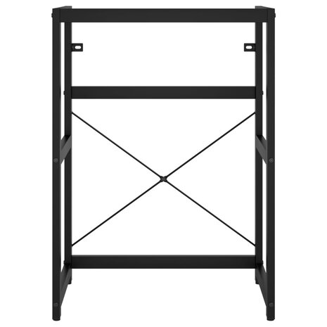 Wastafelframe 59x38x83 cm ijzer zwart 3