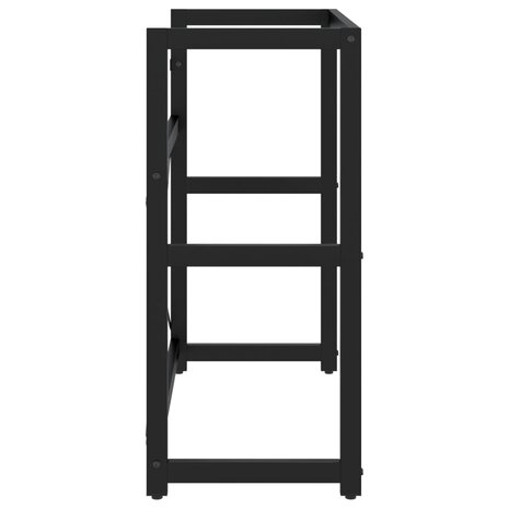 Wastafelframe 79x38x83 cm ijzer zwart 4